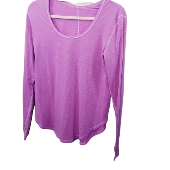 lululemon athletica Tops - Lululemon swiftly tech striped running long sleeve